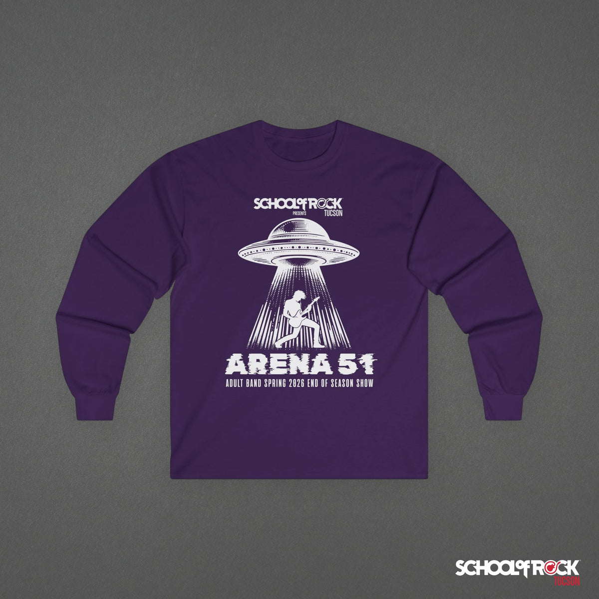 Long Sleeve | Front UFO Design Only | Adult Band Spring 2026 End of Season Collection