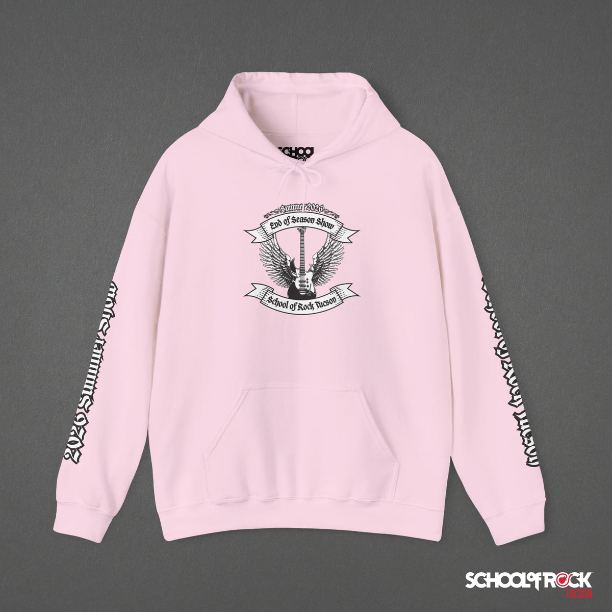 Hoodie | Front & Back with Sleeve Designs | Summer 2026 End of Season Collection