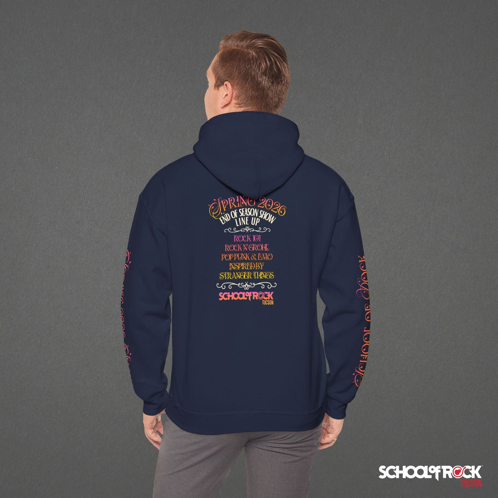 Hoodie | Front & Back with Sleeve Designs | Spring 2026 End of Season Collection