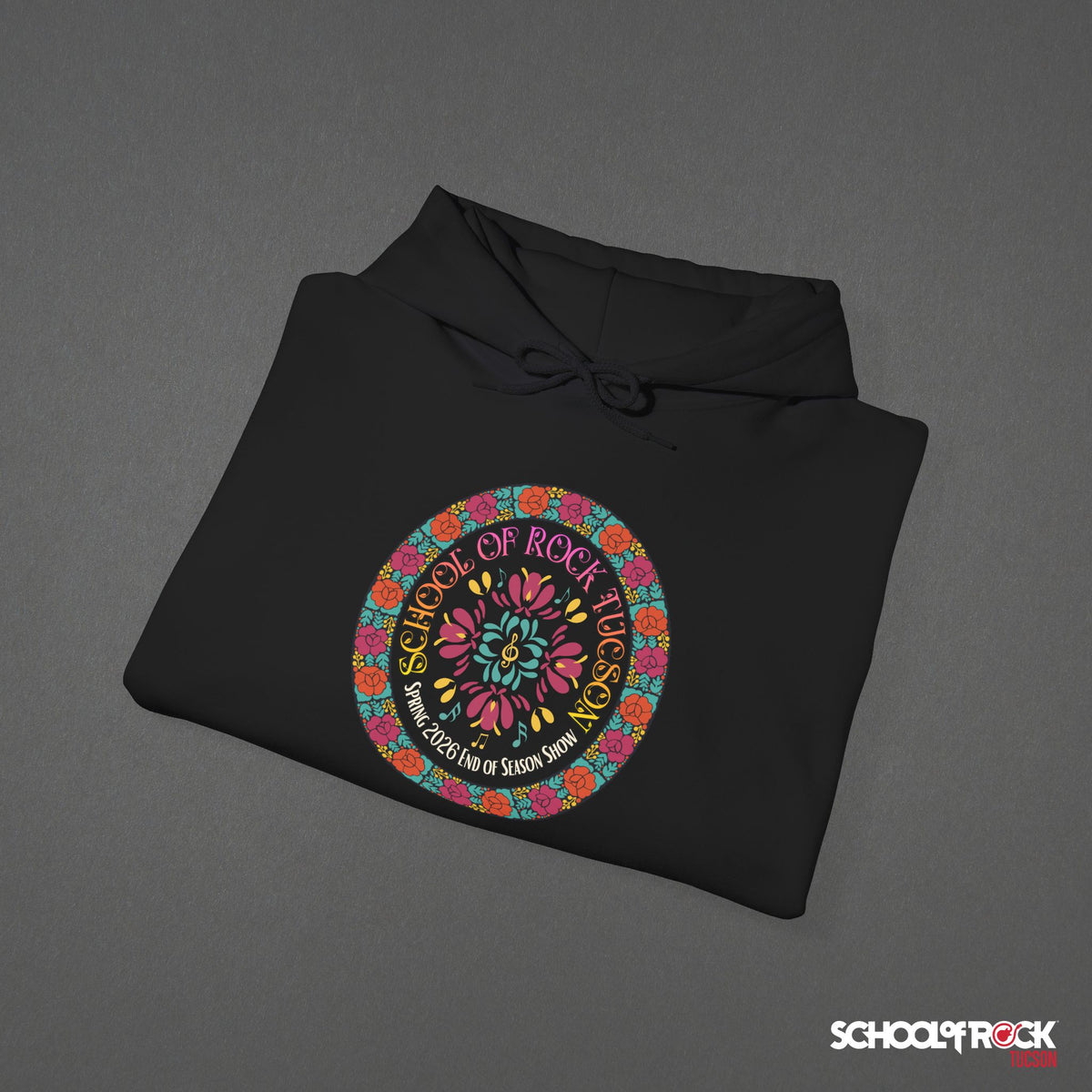 Hoodie | Front & Back with Sleeve Designs | Spring 2026 End of Season Collection