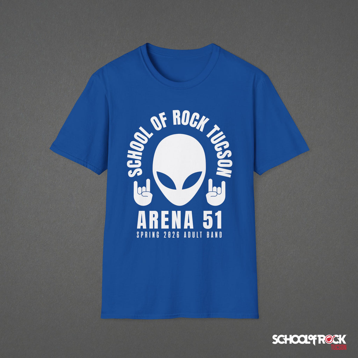 T-Shirt | Rocker Alien Front Design Only | Adult Band Spring 2026 End of Season Collection