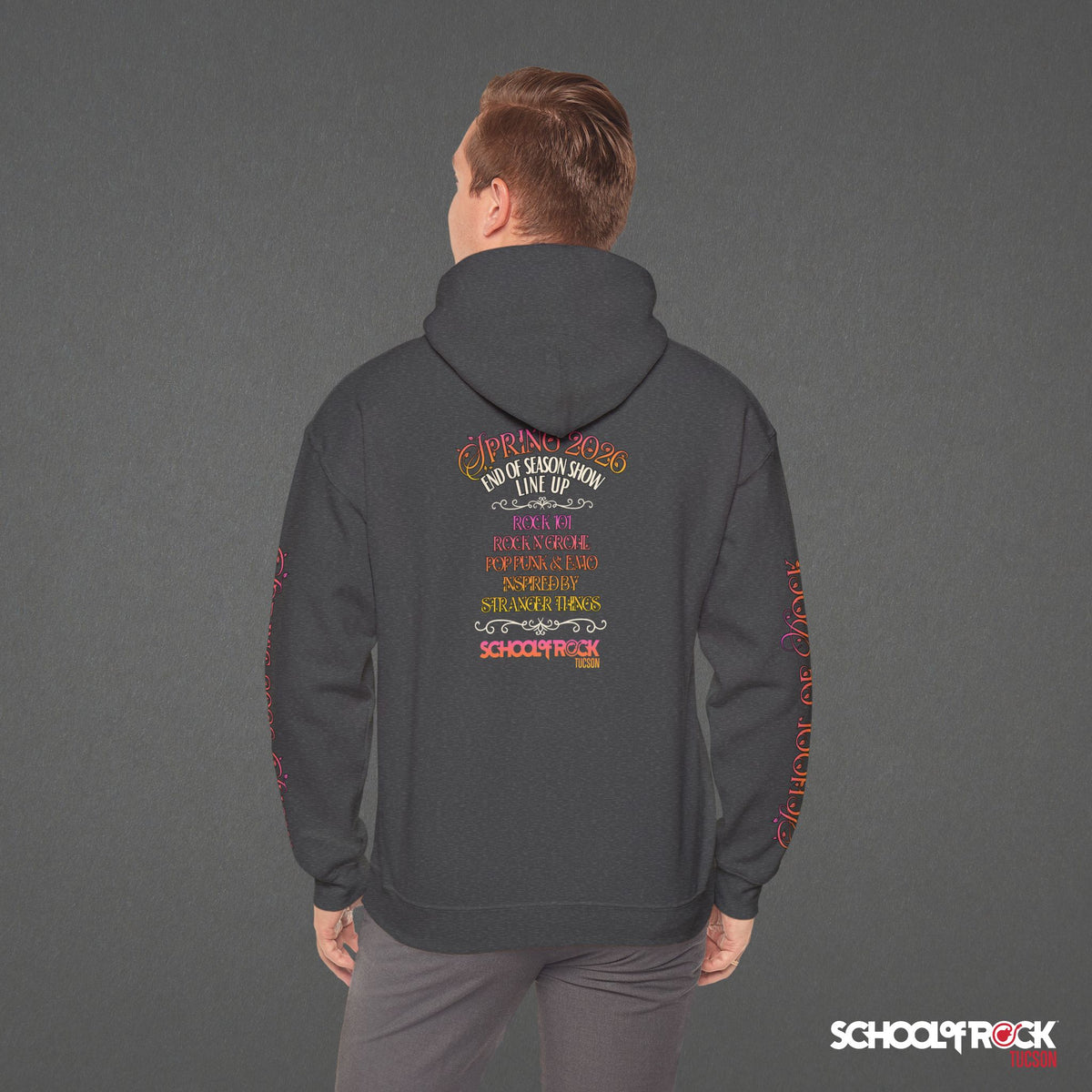 Hoodie | Front & Back with Sleeve Designs | Spring 2026 End of Season Collection