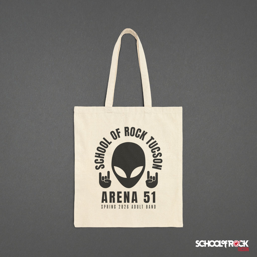 Tote Bag | Rocker Alien Design | Adult Band Spring 2026 End of Season Collection