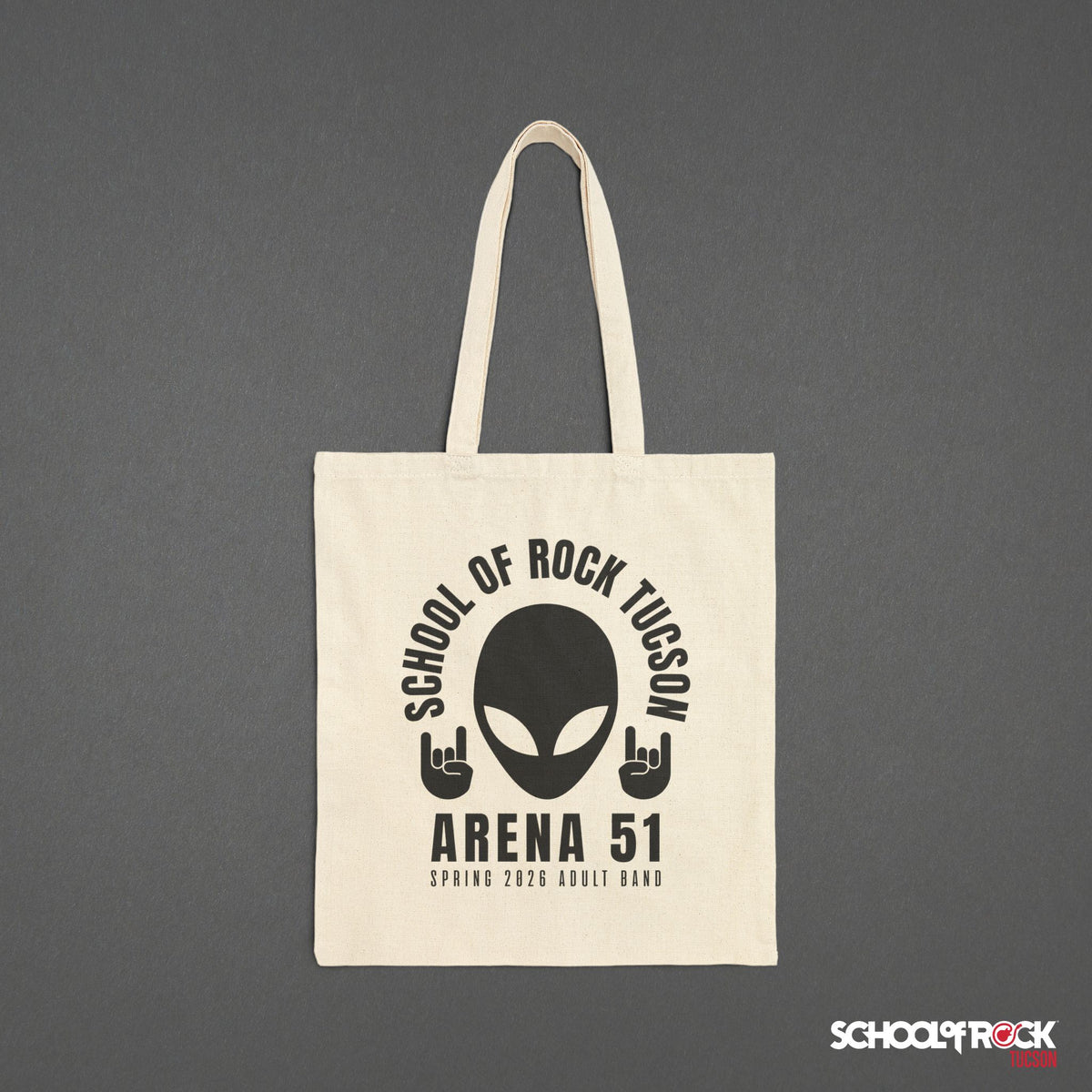 Tote Bag | Rocker Alien Design | Adult Band Spring 2026 End of Season Collection