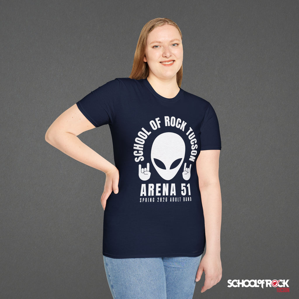 T-Shirt | Rocker Alien Front Design Only | Adult Band Spring 2026 End of Season Collection