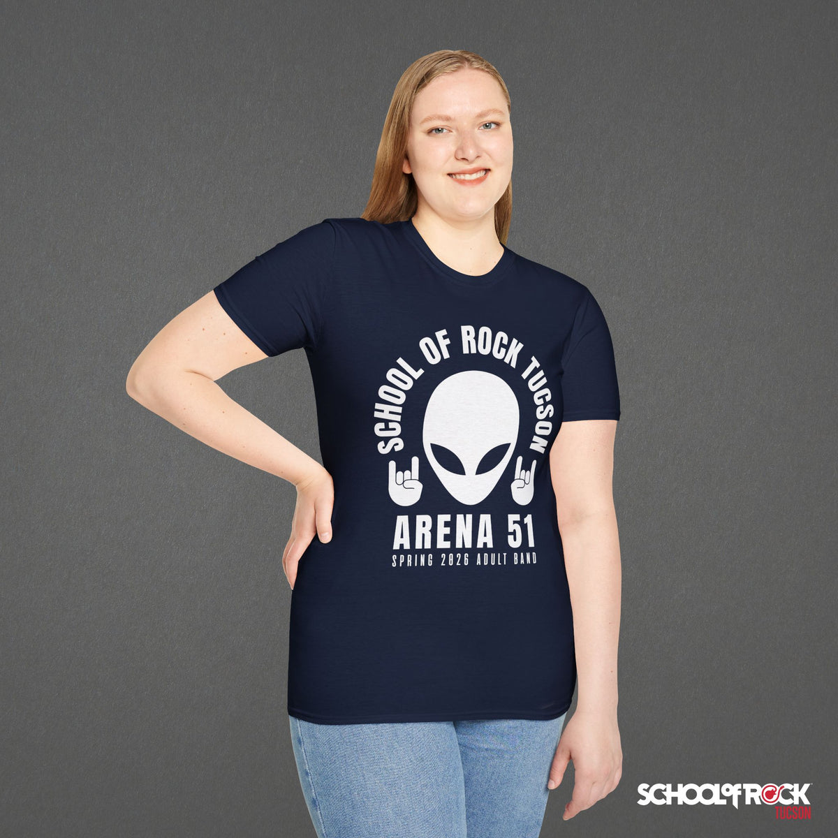 T-Shirt | Rocker Alien Front Design Only | Adult Band Spring 2026 End of Season Collection