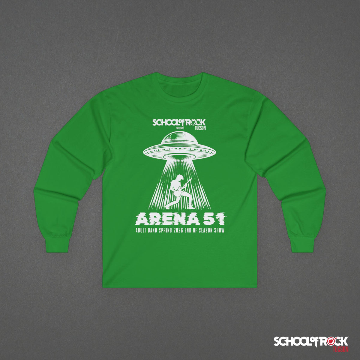 Long Sleeve | Front UFO Design Only | Adult Band Spring 2026 End of Season Collection