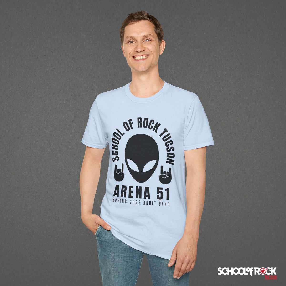 T-Shirt | Rocker Alien Front Design Only | Adult Band Spring 2026 End of Season Collection