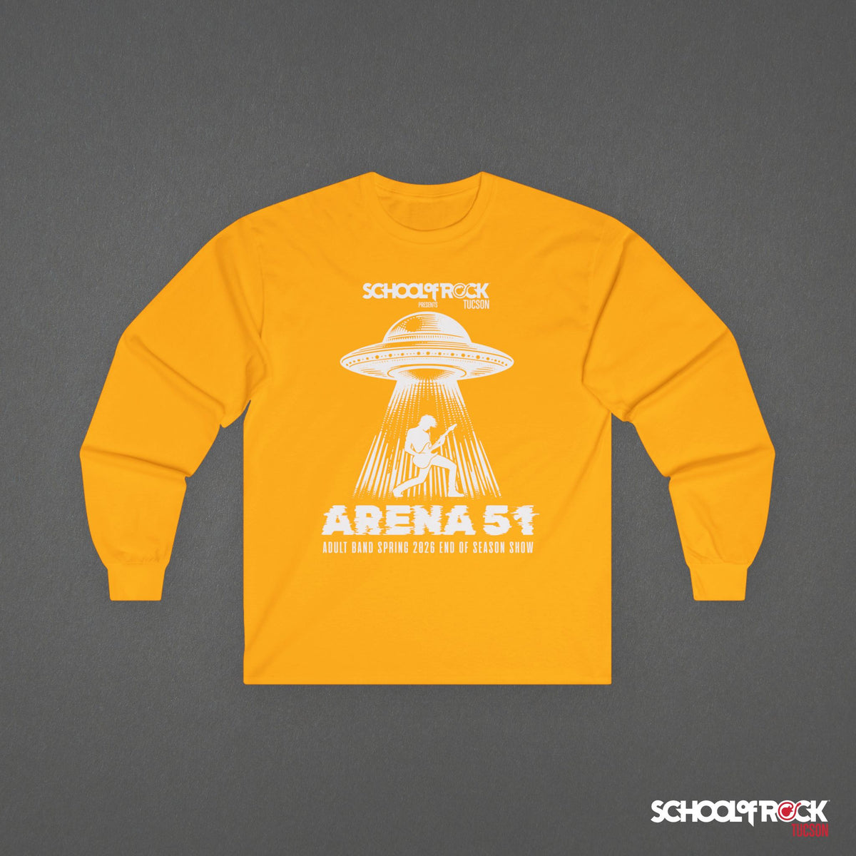 Long Sleeve | Front UFO Design Only | Adult Band Spring 2026 End of Season Collection