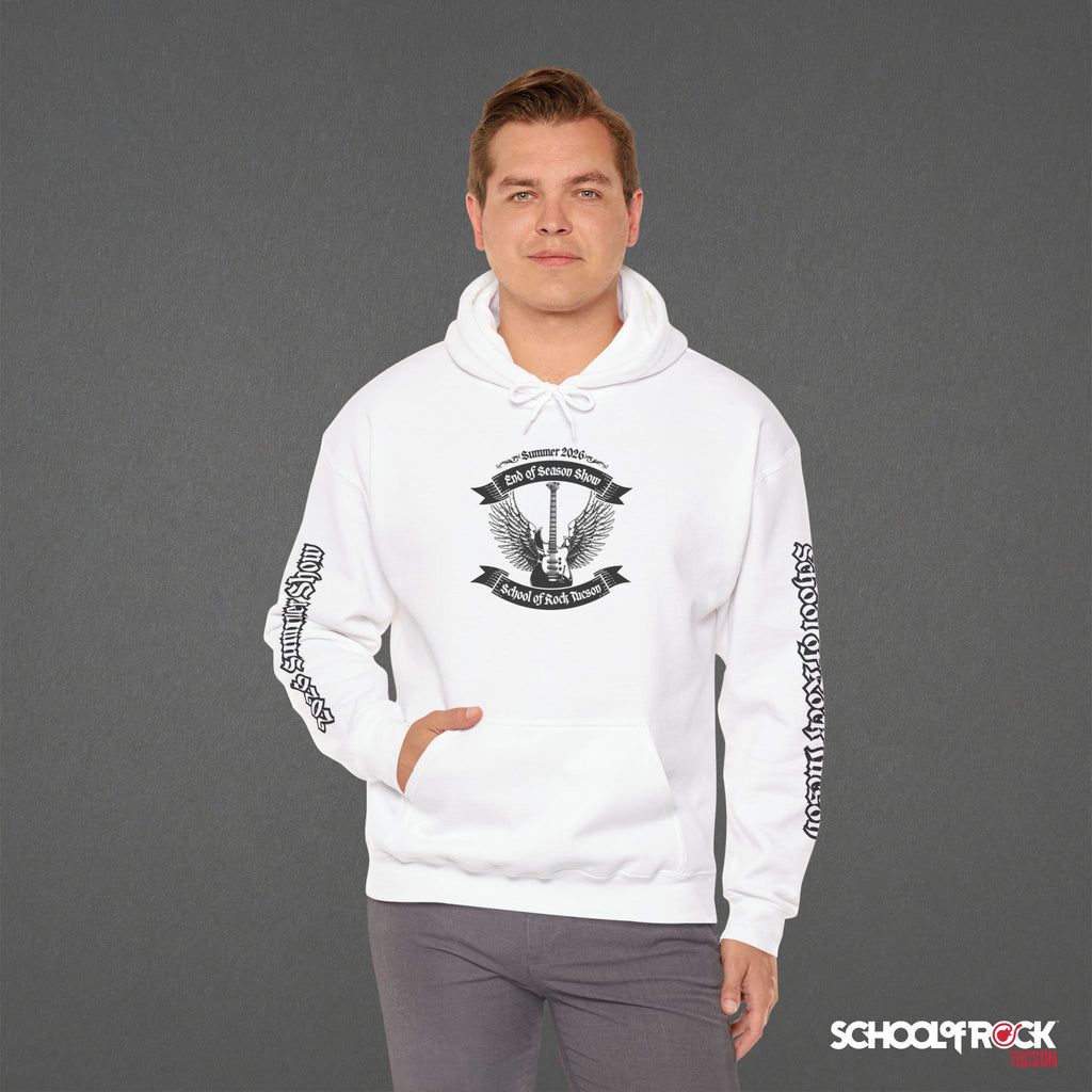 Hoodie | Front & Back with Sleeve Designs | Summer 2026 End of Season Collection