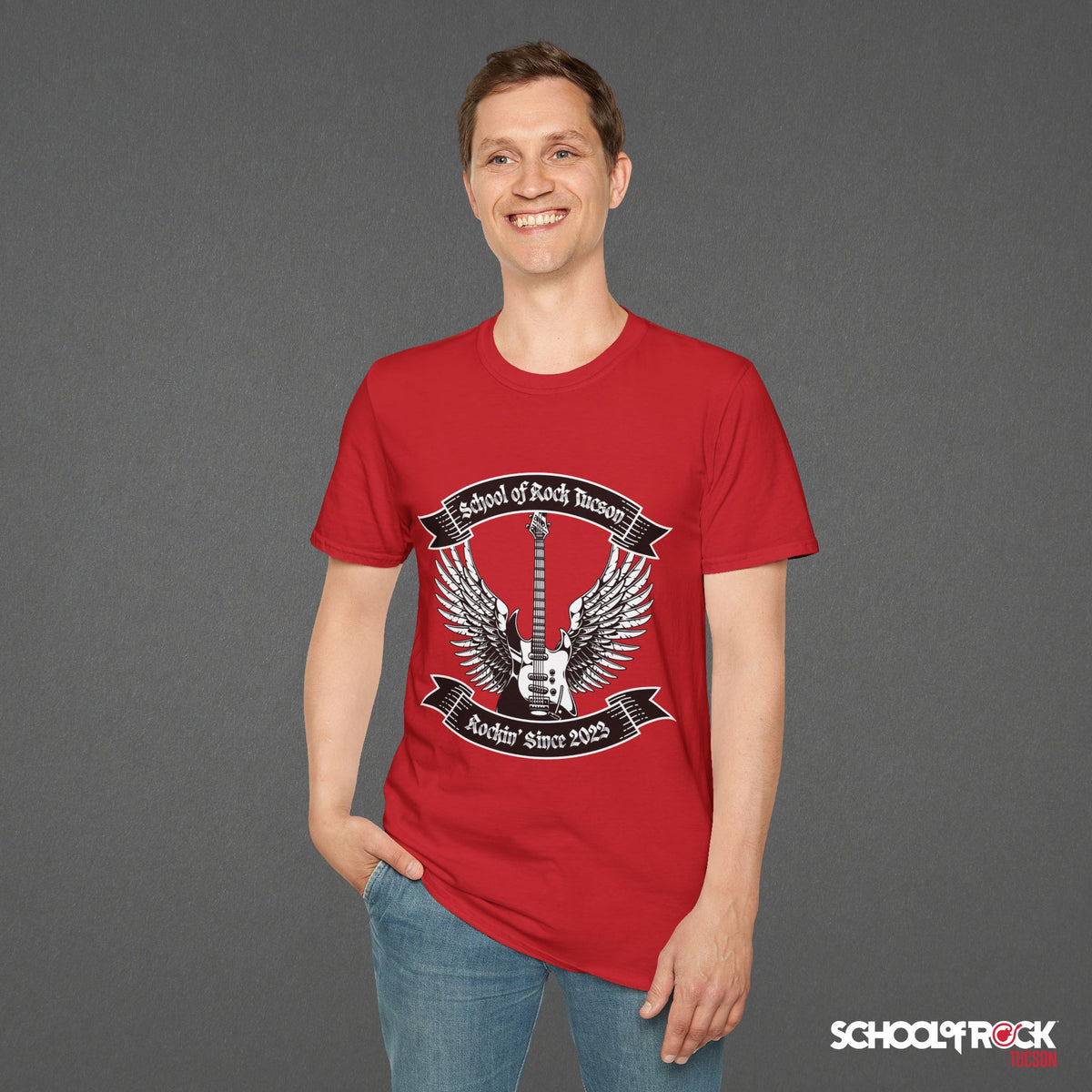Rockin' Since 2023 School of Rock Merch | T-Shirt | Summer 2026 Season Design