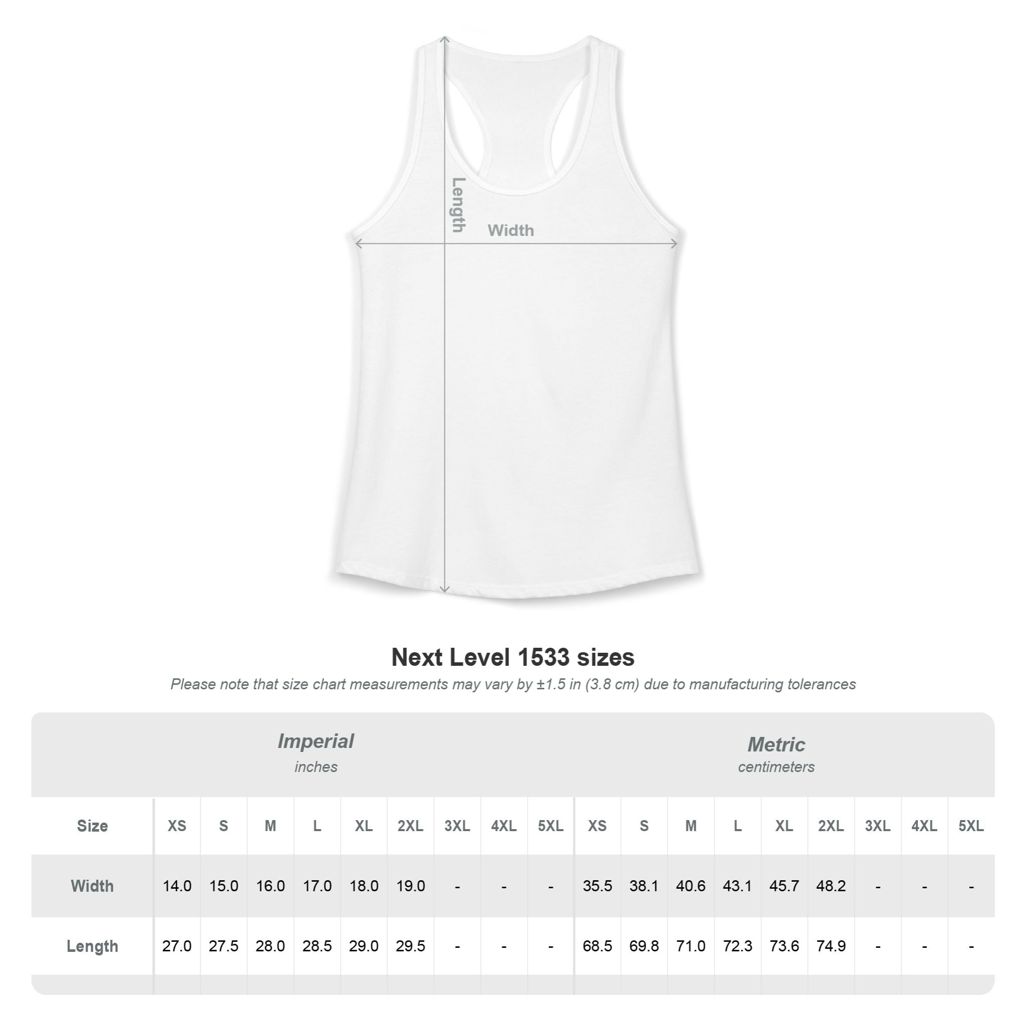 Tank Top | Front & Back | Spring 2026 End of Season Collection