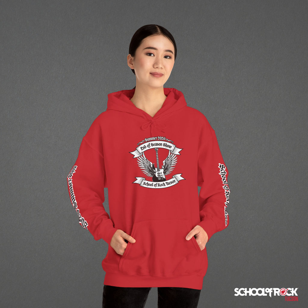 Hoodie | Front & Back with Sleeve Designs | Summer 2026 End of Season Collection