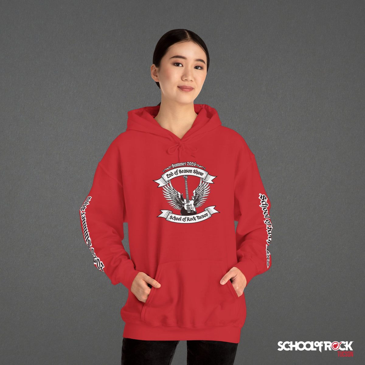 Hoodie | Front & Back with Sleeve Designs | Summer 2026 End of Season Collection