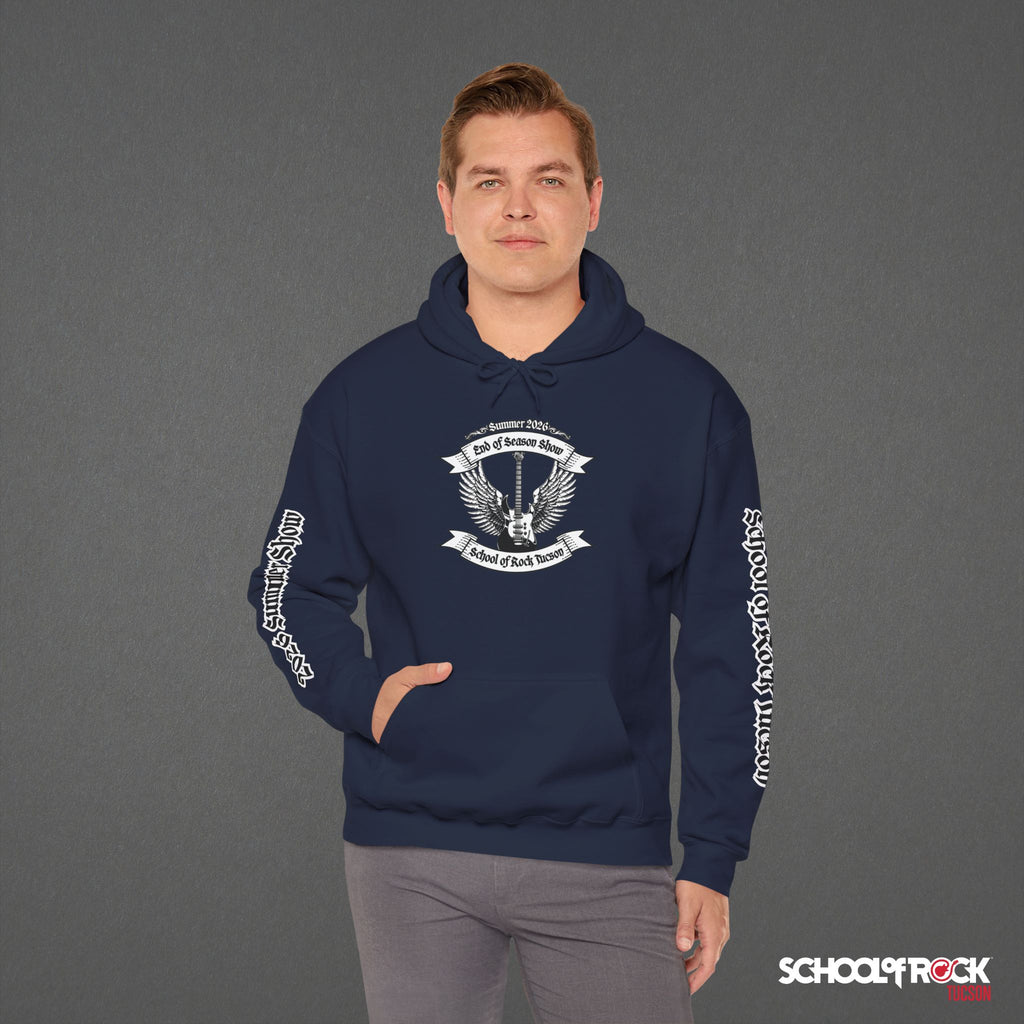 Hoodie | Front & Back with Sleeve Designs | Summer 2026 End of Season Collection
